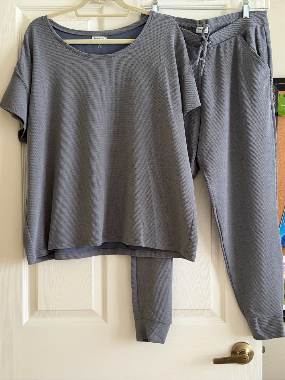 Cozy Two-Piece Lounge Set - Gray